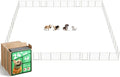 FXW Rollick Unleashed Dog Playpen for Indoor, Yard, RV Camping, 24 inch 48 Panels for Small and Puppy Dogs, White│Patented
