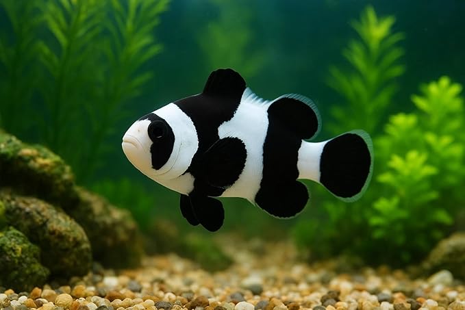 Rare Live Panda Clownfish Saltwater Fish Amphiprion ocellaris Live Fish 4CM+