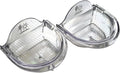 Bird Cage Seed Feeder Cup (L) Shallow Style Set of 2 for Lovebird, Cockatiel