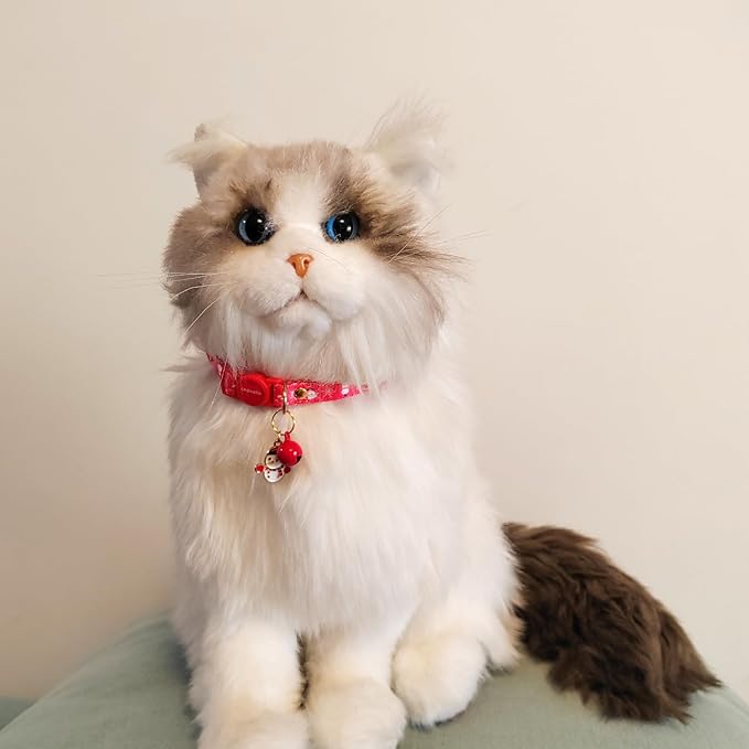 2 Pack Breakaway cat Collars with Bell,Safety Quick Release Pendant Cute Kitten Collar,Adjustable 20-30cm (Xmas1, 20-30cm)