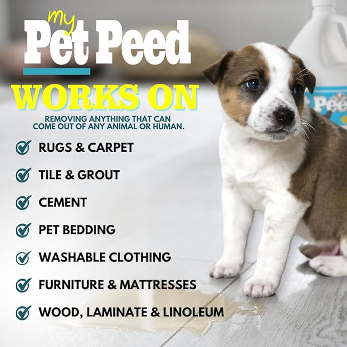 My Pet Peed - Pet Stain & Odor Remover (One Gallon Refill)