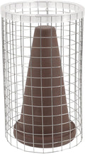 BESPORTBLE Fish Breeding Cones Cave: Shrimp Breeding Bucket - Ceramic Fishing Spawning Cone - Small Spawning Bucket with Grid for Discus Fish Shrimp, 16x9cm