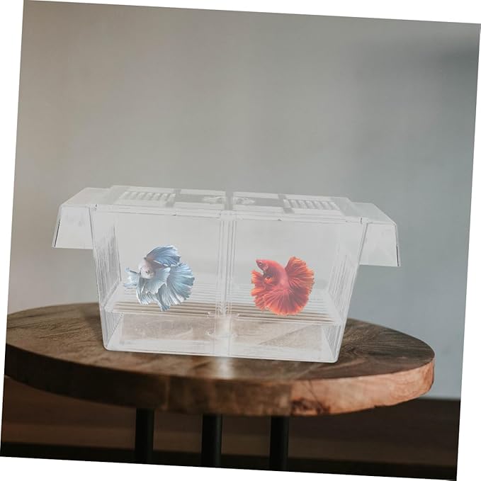 2pcs Fish Breeding Box Betta Tank Dividers Aquarium Incubator Box for Fish Eggs