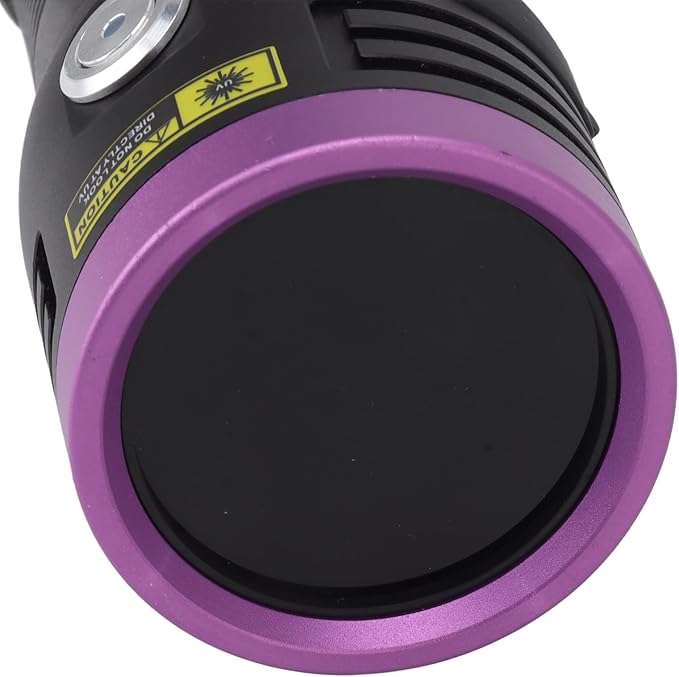 ZJchao 80W Black Light Flashlight Rechargeable LED for Pet Urine Mineral Detection