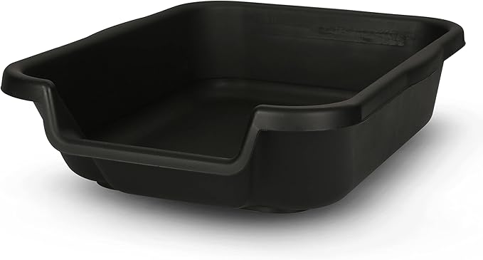 Dog Litter Pan by PuppyGoHere (Black, 20" x 15" x 5") Suitable for Dogs up to 6 lbs.