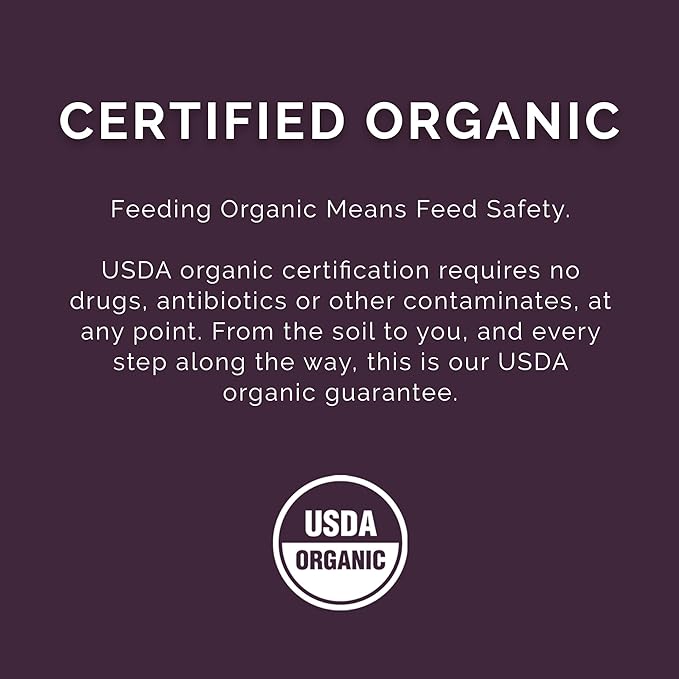 Layer Crumb Feed, 40lbs - Non-GMO, High-Protein Poultry Feed for Healthy Hens & Nutritious Eggs, 17.5% Protein - USDA Certified Organic Blend, Soy & Corn-Free
