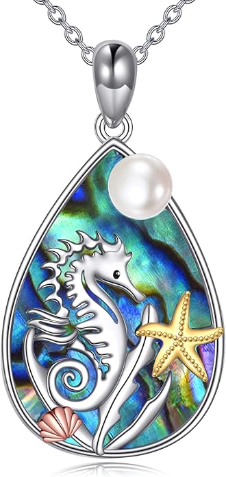 KZX Cat/Dog/Phoenix/Eagle/Whale/Shark/Puffin/Starfish/Chicken/Butterfly/Owl/Bee/Frog/Seahorse Necklace Sterling Silver Animal Pendant Jewelry Gift for Women