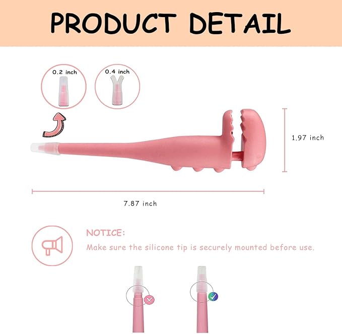 Pet Pill Dispenser, Pet Piller Gun Oral Tablet Capsule,Silicone Syringes for Cats, Dogs and Small Animals (Pink-Pusher+Syringe)