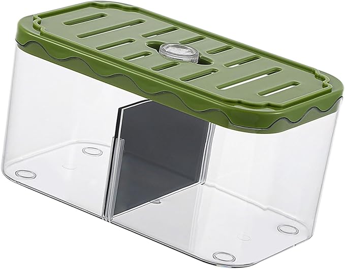 Aquarium Breeding Box Small Fish Tank Multifunction Table Centerpieces Acclimation Hatchery for Clownfish Home, Green