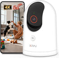 4K Security Camera,Industry's First with Built-in Storage No Monthly Fees,Indoor Camera Wireless,Baby/Pet/Dog Camera with Phone APP,360° Pan-Tilt Wireless Indoor Cam,Cry Detection,2-Way Audio