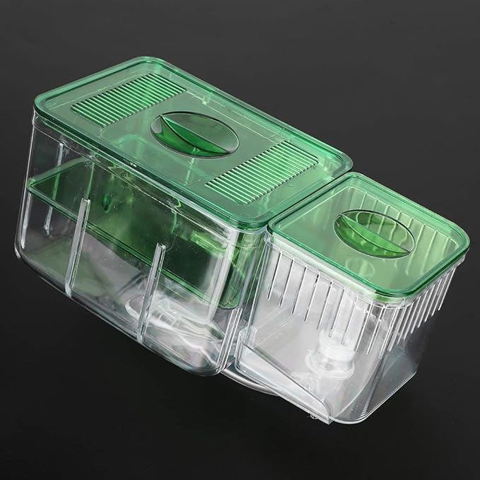 Fish Breeding Box, Transparent Isolation Box Acclimation Hatchery Incubator for Baby Fish Betta Shrimp Clownfish and Guppy