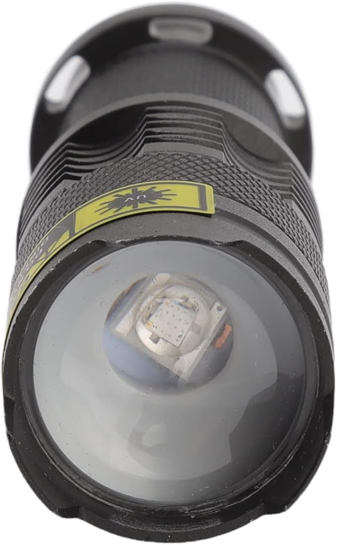 UV Flashlight, 365Nm Black Light, Portable Mini Flashlight for UV Resin Curing, Rock Detection, Pet Urine Detection, Paper Money Measurement