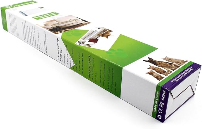 OMEM Pet Training Shock Mat - Effective Cat and Dog Deterrent (12x60 inches) with 3 Modes - Safe and Portable Electric Mat for Furniture Protection