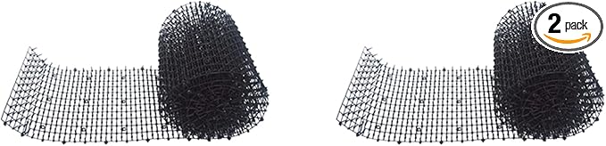 2X Household Garden Prickle Strip Anti Cat Dog Repellent Deterrent Spike Mat Garden Flower Plant-Black