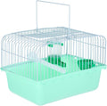 VANZACK Portable Birdcage Parrot Cage Parakeet Parakeet Travel Bird Carrier Bird Accessories Bird Carrier Travel Small Bird Cockatiel Abs Light Green