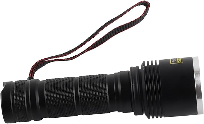 UV Flashlight 365nm, 1800M Black Light for Pet Urine Detection, Aluminium Alloy, 6.1 Inch, Compact Lightweight Design