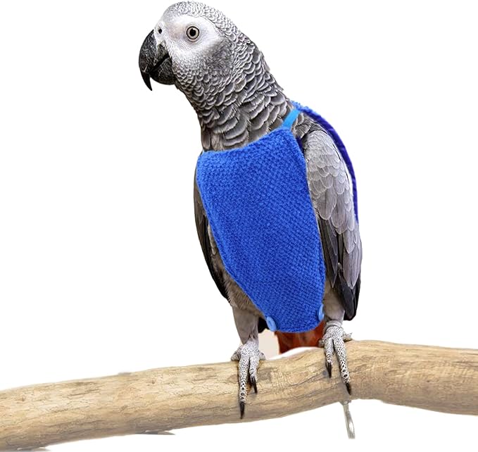 Bird Sweater for African Grey Parrots Feather Plucking Amazon Parrots Pigeon Anti Bite Clothes