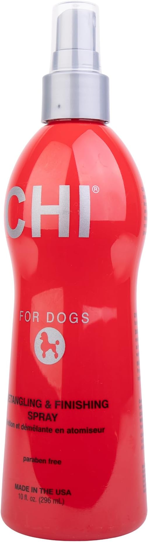 CHI for Dogs Detangling Finishing Spray, Leave-In Dog Grooming Mist to Help Release Tangles & Knots, Light Conditioning Shine Finish, Sulfate & Paraben Free, Made in the USA, 10 Fl Oz