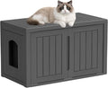 DRATO Outdoor Indoor Cat House, Resin Waterproof & Easy to Assemble Cat Shelter Suitable for Indoor & Outdoor Cats, Sturdy & Durable