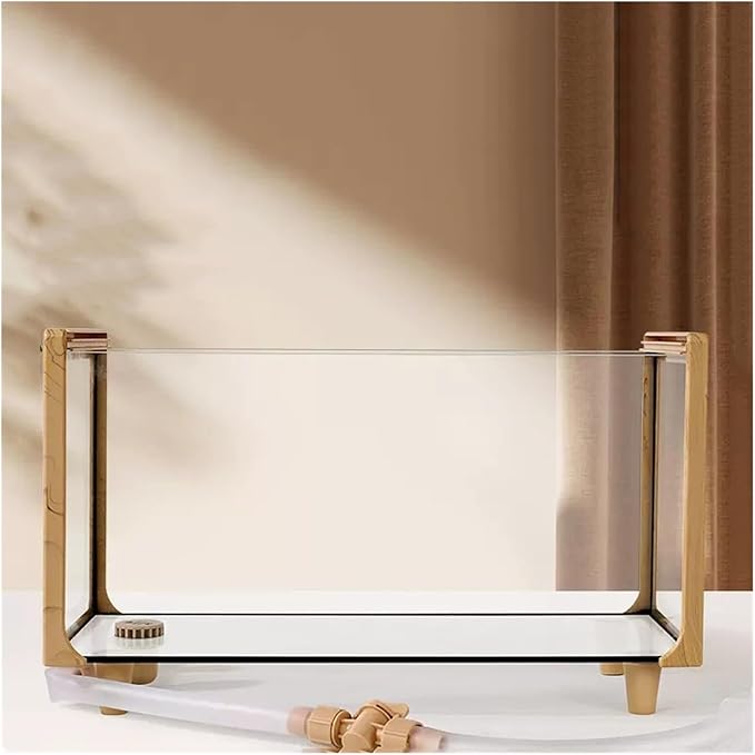 fish tank fish tank with wood grain frame rectangular glass fish tank special eco-friendly feeding box large aquarium turtle tank transparent jars