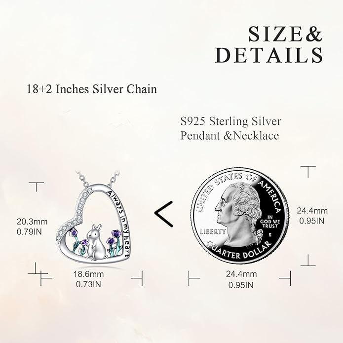 KZX Cat/Dog/Phoenix/Eagle/Whale/Shark/Puffin/Starfish/Chicken/Butterfly/Owl/Bee/Frog/Seahorse Necklace Sterling Silver Animal Pendant Jewelry Gift for Women
