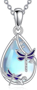 KZX Cat/Dog/Phoenix/Eagle/Whale/Shark/Puffin/Starfish/Chicken/Butterfly/Owl/Bee/Frog/Seahorse Necklace Sterling Silver Animal Pendant Jewelry Gift for Women