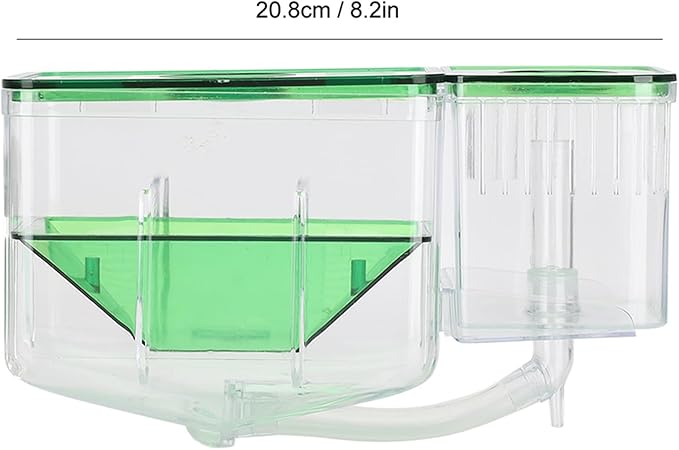 EVTSCAN Double Layer Fish Breeding Box Aquarium Fish Isolation Box Safe Hatchery Incubator Fish Separation Tank for Newborn Fish Injured Fish Shrimp