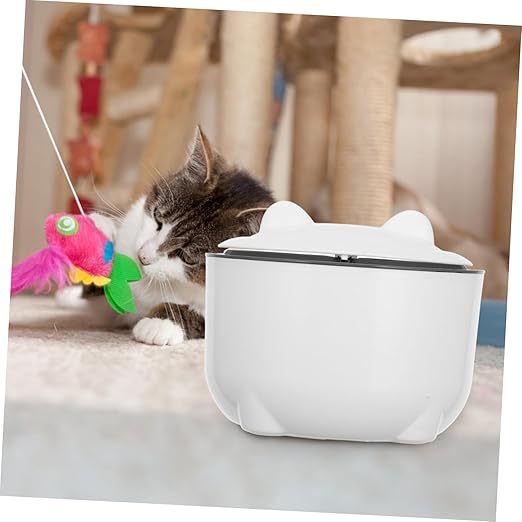 1Set Litter Trash Can with Lid Operation for Easy Cleanup Includes Trash Bags Functional Design for Modern Homes Cat Waste Container