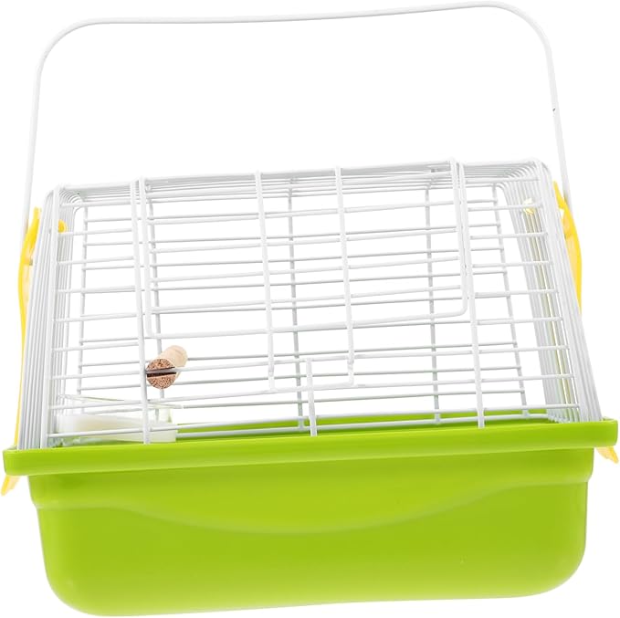 1 Set Portable Bird Carrier Travel Cage for Pets Lightweight Parrot Cage with Handle for Conures and Cockatiels Provides Comfort and Security The Go