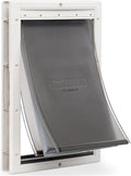 PetSafe Extreme Weather Pet Door - Insulated Weather-Resistant Dog & Cat Door with Durable Plastic Frame - Maximum Energy-Saving Efficiency - Large - for Dogs & Cats up to 100 lbs