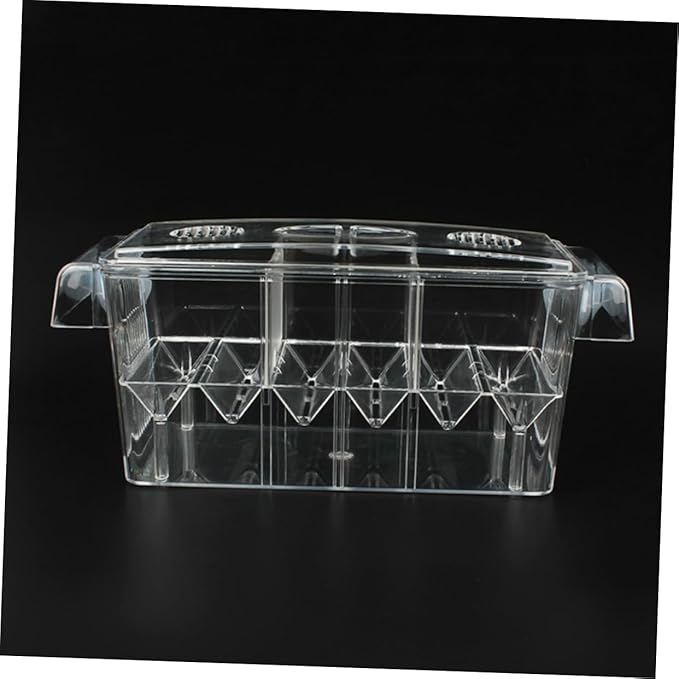 balacoo Cup Acrylic Fish Breeding Tank Isolation Box Hatching Box for Newborns Pregnant Fish Transparent Design Isolated Rooms for Improved Survival Rates