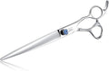JASON 8" Straight Dog Grooming Scissors Long Pets Grooming Shears Premium Cats Trimming Kit with Offset Handle and a Jewelled Screw Sharp Comfortable Christmas Gift
