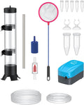 Pawfly Brine Shrimp Hatchery Kit, Shrimp Egg Incubator, Brine Shrimps Hatching Set, Artemia Hatchery with Air Pump, Live Brine Shrimps Net, Automatic Feeders & More