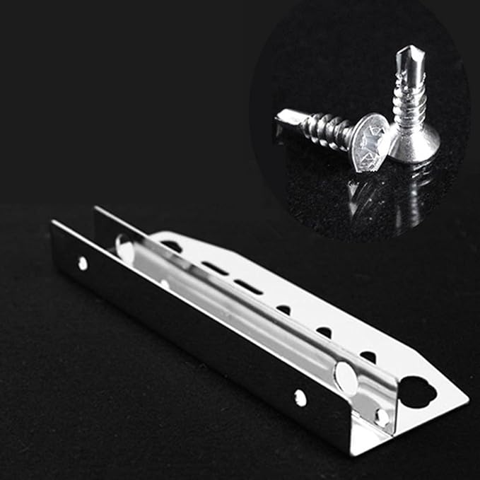 Angoily Stainless Steel Tool Rack for Aquarium Plant Maintenance Dual Mounting Utility