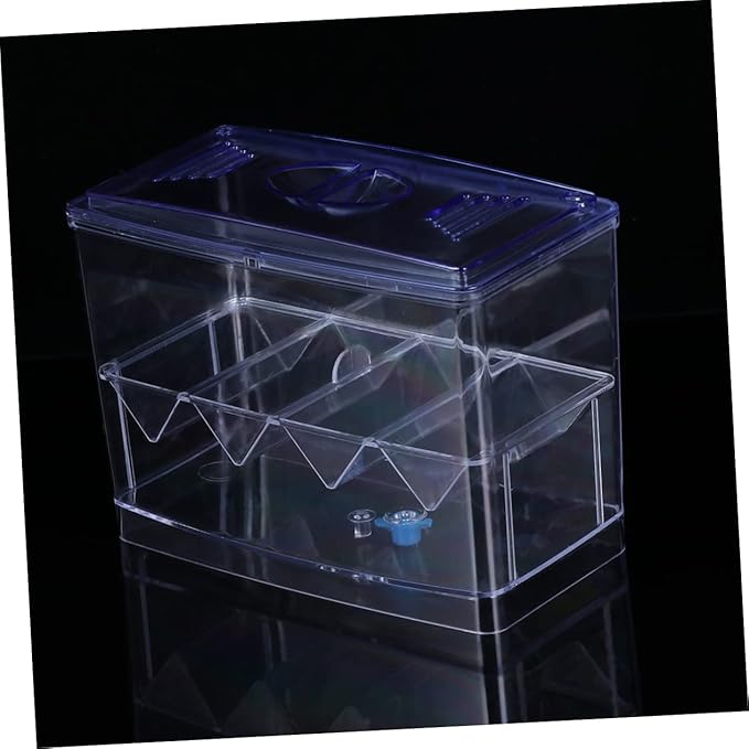 SUPVOX Transparent Functional Small Fish Breeding Tank Betta Hatchery Box for Safe Aquarium Isolation and Enhanced Survival Rate of Fish