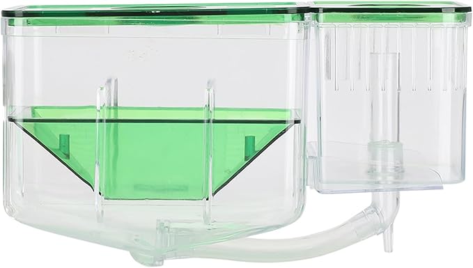 FILFEEL Aquarium Breeding Box for Isolation of Newborn Fish and Shrimp - DoubleLayer Incubator for Small Life