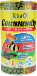 Tetra Community Select-A-Food Aquarium Fish Food (1 Can), 3.25 oz