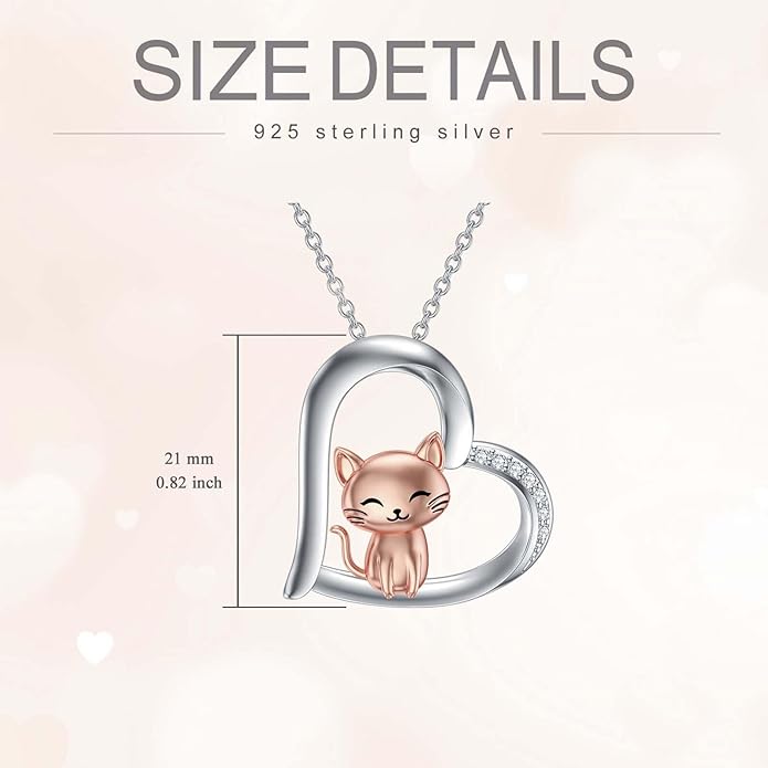 KZX Cat/Dog/Phoenix/Eagle/Whale/Shark/Puffin/Starfish/Chicken/Butterfly/Owl/Bee/Frog/Seahorse Necklace Sterling Silver Animal Pendant Jewelry Gift for Women