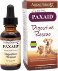 Amber NaturalZ Paxaid Digestive Rescue for Dogs and Puppies | Supports Normal Appetite, Gut Function, and Stool Consistency During Occasional Gastric Discomfort and Dietary Changes 1 Fluid Ounce