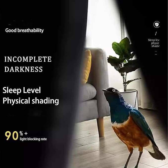 xixi-home Bird Cage Good Night Cover Sunshade Cold and Soundproof Windproof Dustproof Waterproof Heat Insulation Splashproof Foldable Zipper Washable Thickened Ventilation Cage (46 * 46 * 70cm)