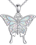 KZX Cat/Dog/Phoenix/Eagle/Whale/Shark/Puffin/Starfish/Chicken/Butterfly/Owl/Bee/Frog/Seahorse Necklace Sterling Silver Animal Pendant Jewelry Gift for Women