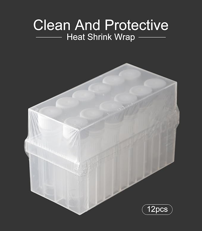 Aquarium Baby Brine Shrimp Dispense Storage Container Collection Tubes Kit for Brine Shrimp Hatchery 12 x 1.5ml