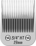 3/4HT Detachable Pet Dog Grooming Stainless Steel Blades,Compatible with Andis/Oster A5,Wahl KM10 Series Dog Clippers,Cut Length 3/4"(19mm)