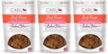 Caru - Soft n’ Tasty Baked Bites - Beef Bites Dog Treats - Flavorful Training Treats - 4 oz Bags - Pack of 3