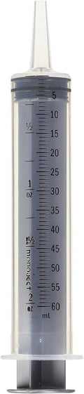 Lixit Hand Feeding Syringes for Puppies, Kittens, Rabbits and Other Baby Animals (60ML Pack of 1)