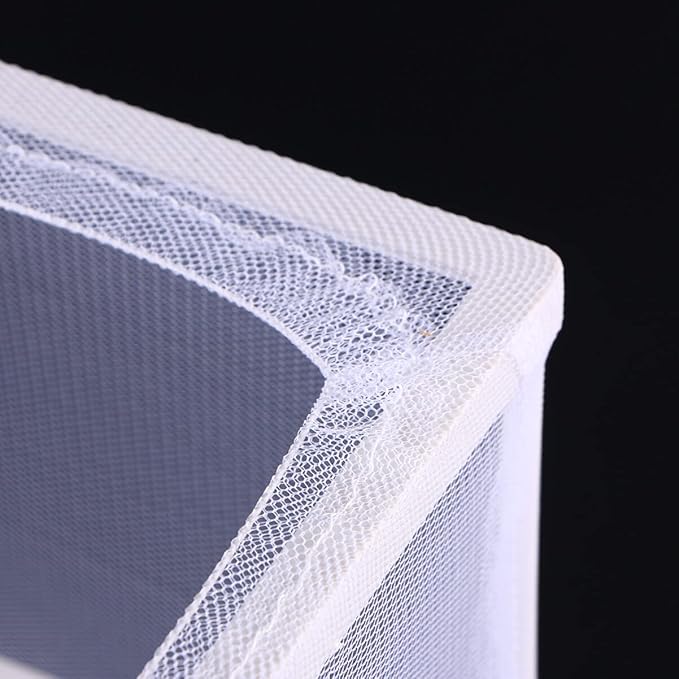 balacoo Fish Isolation Box for Aquarium with Suction Cups Large Size Fish Breeder Net Hatchery Incubator 10.23X5.9X5.9 Inch Separator for Tank Nursery