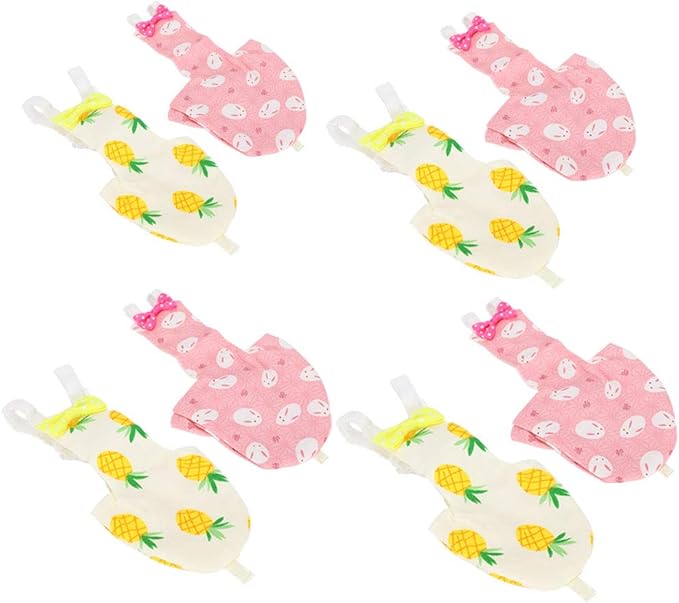 Pet Bird Cute Diaper, Convenient to Use Parrot Diaper Flying Costume Reusable Diaper Bird Diaper for Parrots Pigeons Pet Supplies (L)