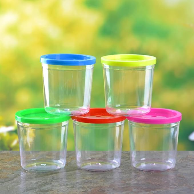 Portable Fish for Tank Aquarium Transparent Keeper Fishbowl for Turtle Betta Jellyfish Starter Kit Bowls with Lids