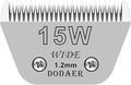 15W Detachable Dog Grooming Wide Blades,Compatible with Andis,Oster A5,Wahl KM10 Series Clippers,Cut Length 3/64”(1.2mm)