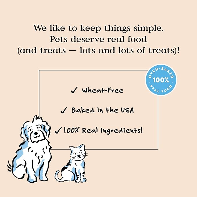 Bocce's Bakery Sweetheart Snacks Crunchy Cat Treats, 2 oz